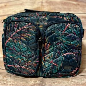 Lug Navigator Crossbody - Tropical Multi NWT